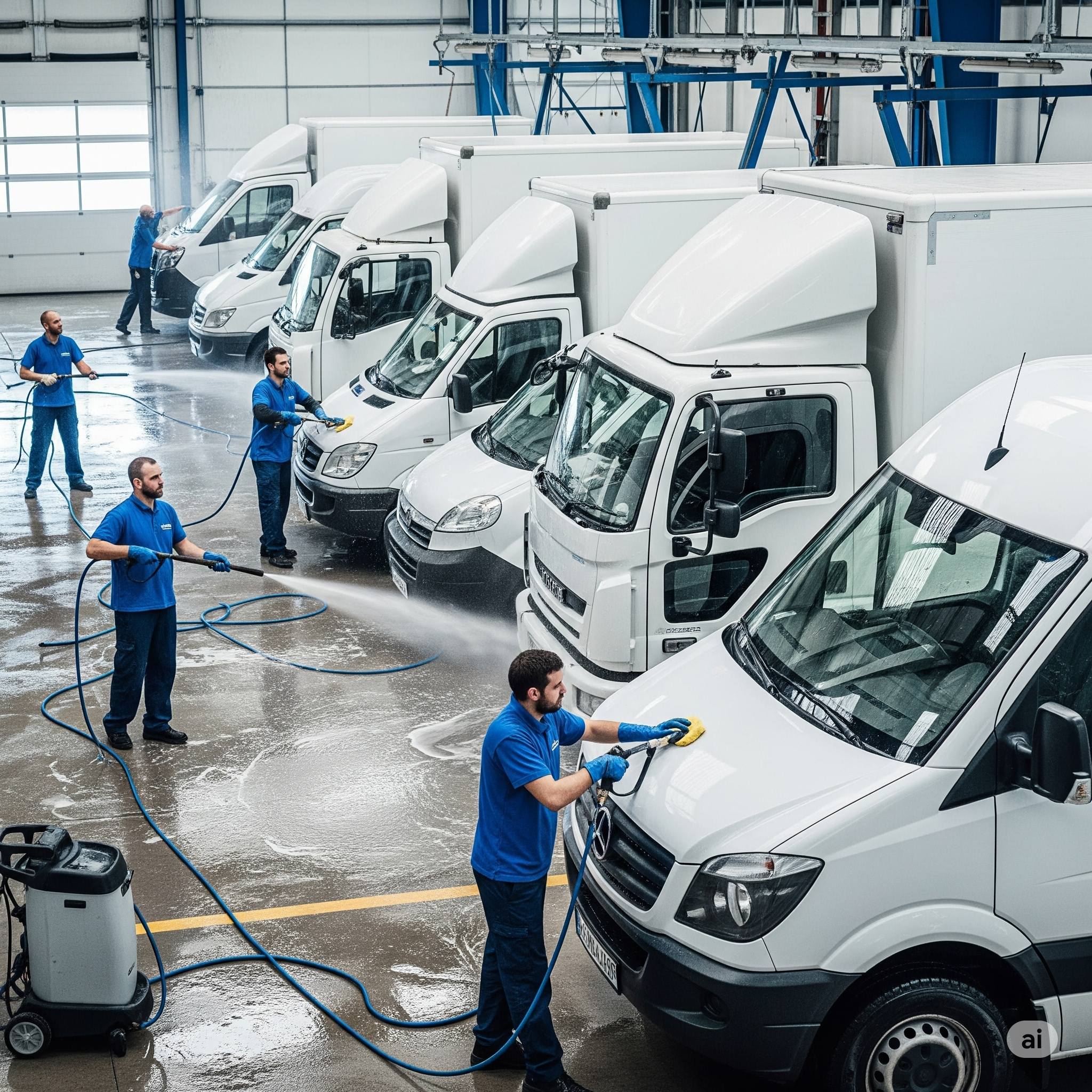 Nettoyage de Flotte de Véhicules Professionnel